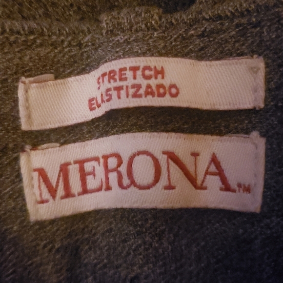 Merona Dress Pants Grey Career Work Womens Size 8 - Picture 3 of 5